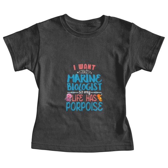 Discover Marine Biology Future Marine Biologist Gift Saying Baby Tees