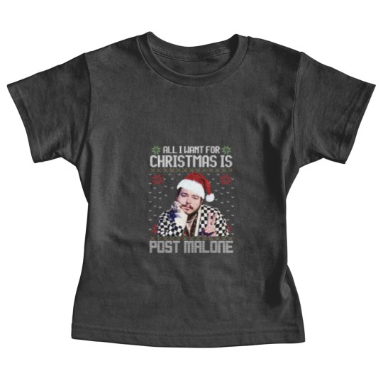 Discover Vintage All I Want For Christmas Is Post Malone Baby Tees