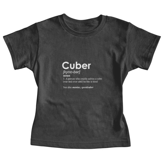 Discover Competitive Puzzle Cuber definition Speed Cubing Vintage Baby Tees