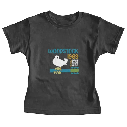 Discover woodstock 50th anniversary 1969 2020,Woodstock Baby Tees,Woodstock 1969 ,Peace Love Bird - Woodstock - Baby Tees