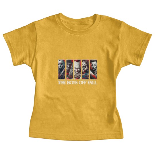 Discover The Boys Of Fall Baby Tees, Halloween Horror Characters Baby Tees, Friends Horror Characters Baby Tees