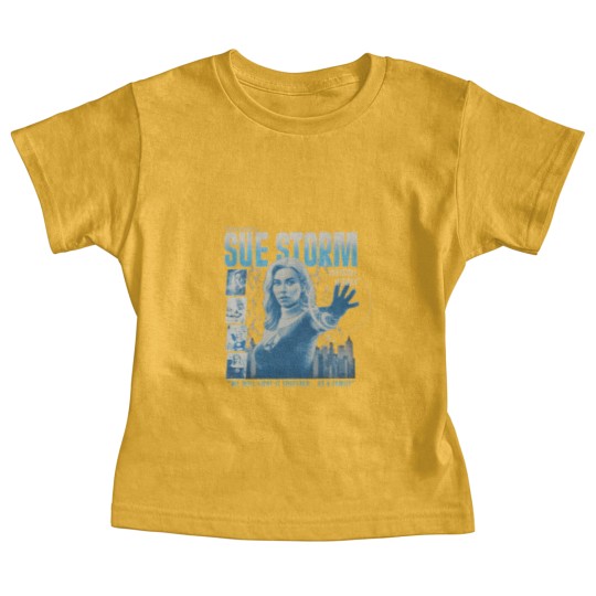Discover Vintage Sue Storm File Invisible Woman Baby Tees, Fantastic Four First Steps Baby Tees