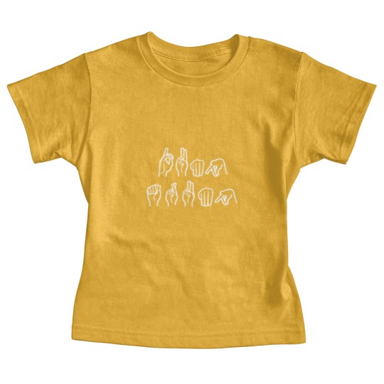 Discover DUMP TRUMP (IN SIGN LANGUAGE) Baby Tees