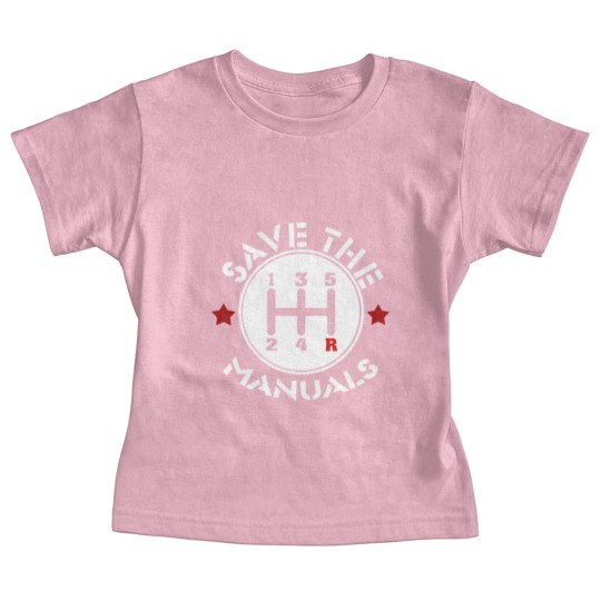Discover Save The Manuals Baby Tees