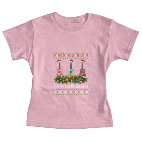 Discover Mele Kalikimaka Ukulele Guitar  Baby Tees