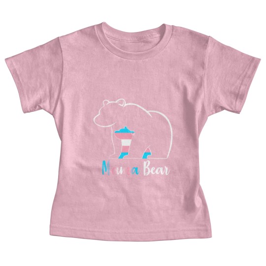 Discover LGBT Mama Bear Transgender Pride Equal Rights Rainbow Flag Baby Tees