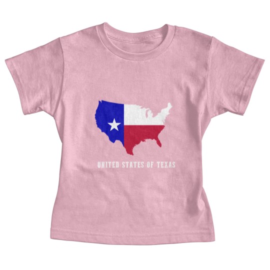 Discover United States of Texas Map or Lone Star State Fans Baby Tees