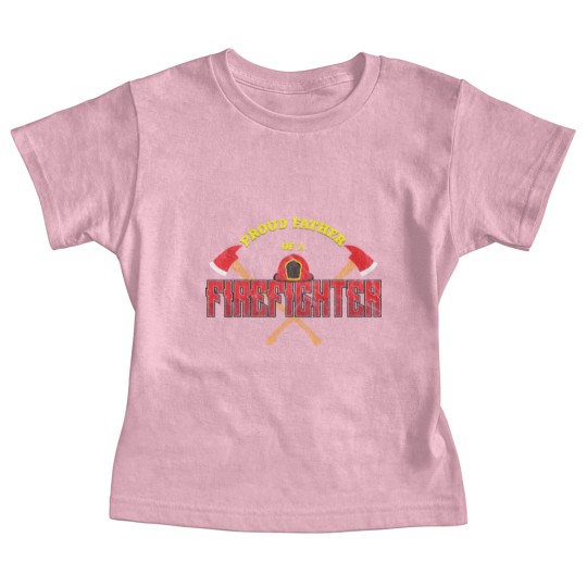 Discover Proud Parent Of A Firefighter Baby Tees