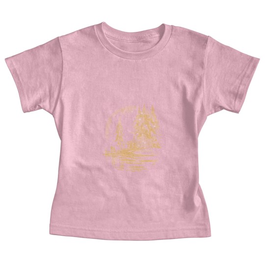 Discover cabin by lake vintage Baby Tees