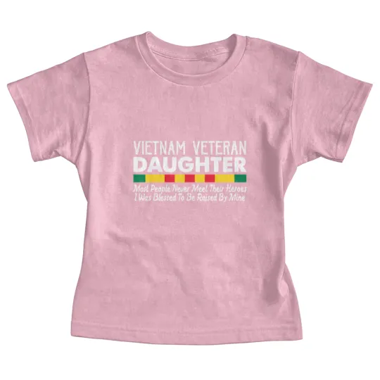 Discover Daughter of a Vietnam Veteran Baby Tees