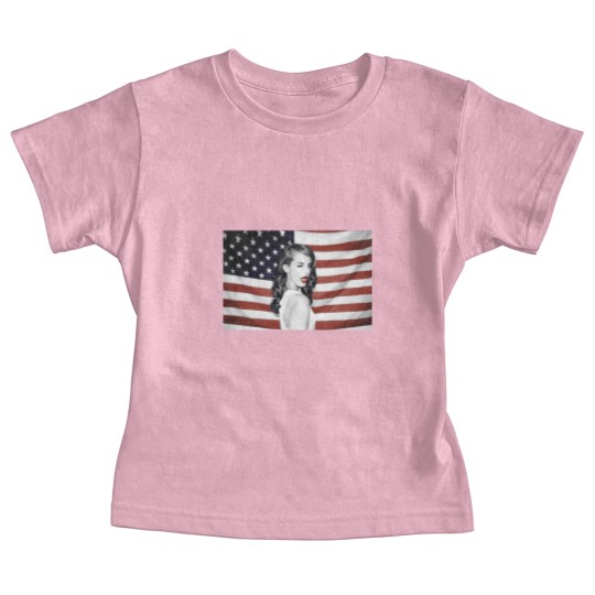 Discover Lana Del Rey American Flag Hipster Dope Mens Baby Tees