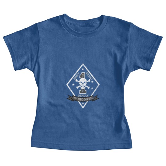 Discover 1st Recon Battalion Baby Tees