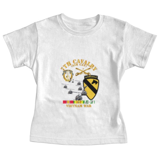 Discover 7th Cavalry (Air Cav) - 1st Cav Division w SVC - Air Assault - Baby Tees