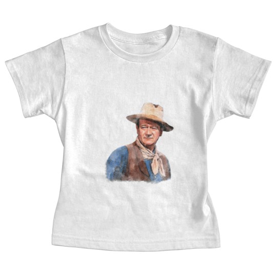 Discover John Wayne "The Duke" - Watercolor - John Wayne - Baby Tees