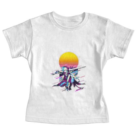 Discover Razor Genshin Impact 80s Retro Online Game Baby Tees