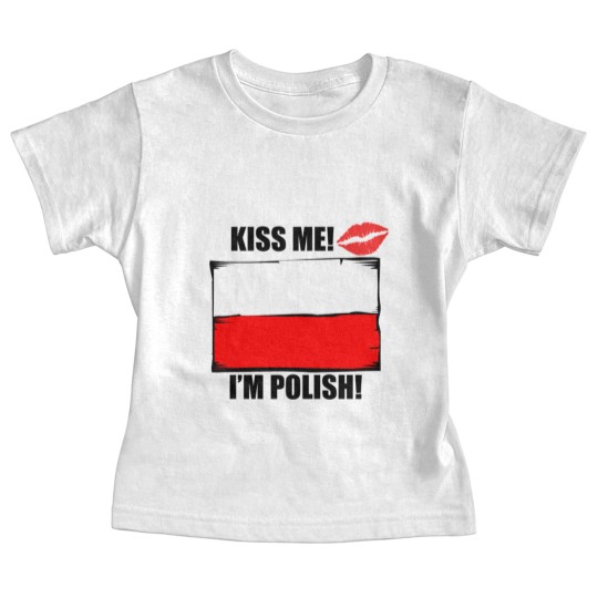 Discover Kiss Me I'm Polish Baby Tees