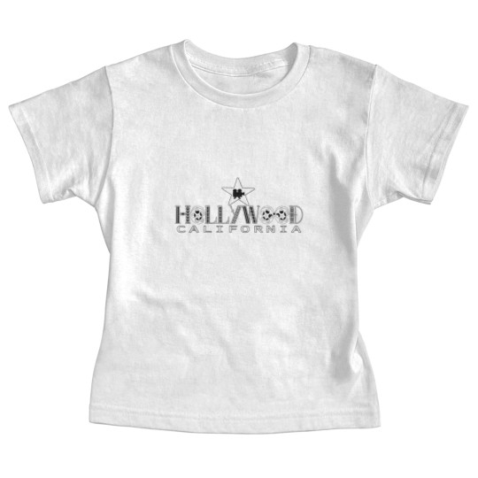 Discover Hollywood California LA Film Movie Star Souvenir Baby Tees