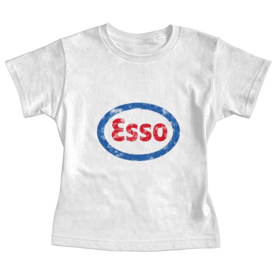 Discover Vintage distressed Esso logo - Auto Racing - Baby Tees