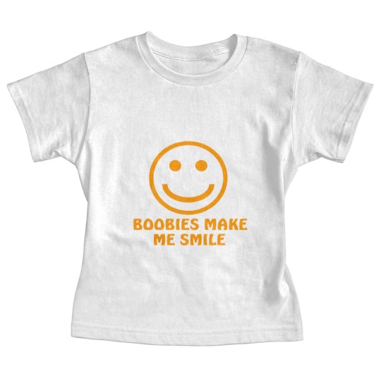 Discover Boobies Make Me Smile - Gifts For Him - Baby Tees