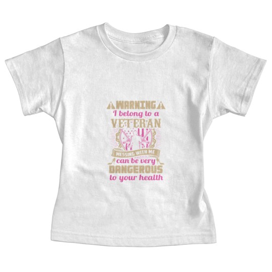 Discover Veteran wife - Veteran wife - i belong to a vete Baby Tees
