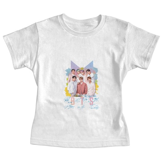 Discover Bangtan Boys Baby Tees, Bangtan Boys Group Members signature Baby Tees