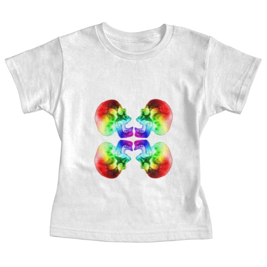 Discover Psychedelic Skulls #9 Baby Tees