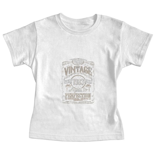 Discover 40th Birthday Baby Tees for Men - Vintage 1983 Aged to Perfection 40th Birthday