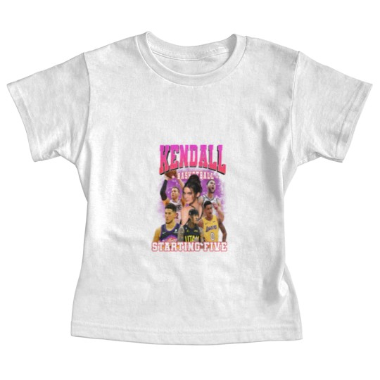 Discover 90s Vintage Kendall Starting Five Baby Tees Loahaddian Kendall Jenner Team Baby Tees