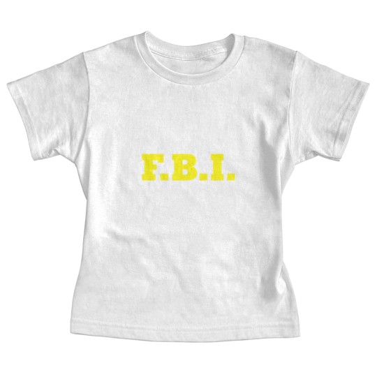 Discover Female Body Inspector Baby Tees FBI boys costume carnival logo