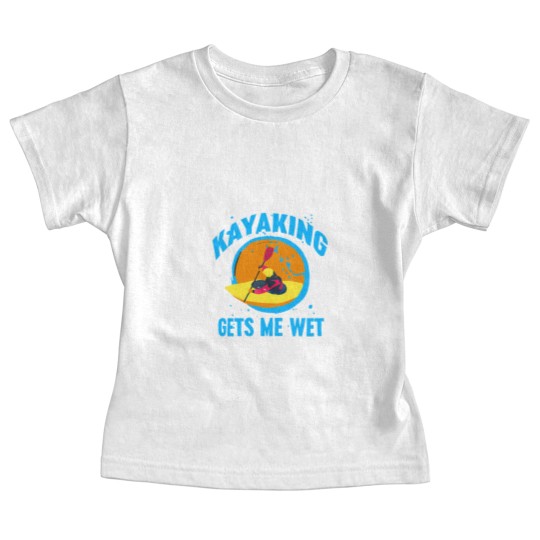 Discover Hubie Halloween Inspired "Kayaking Gets Me Wet" Baby Tees