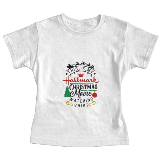 Discover Hallmark Christmas Movies Baby Tees, This Is My Movie Watching