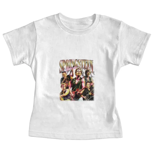 Discover Bruce Springsteen Graphic Bruce Springsteen Baby Tees