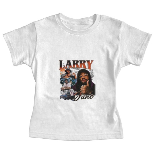 Discover Larry June Unisex Baby Tees larry june,larry june Baby Tees,good job larry,orange Baby Tees
