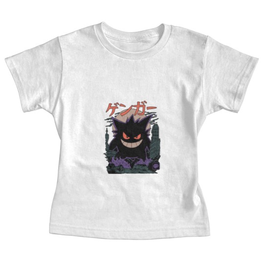 Discover Gengar Japanese Style Baby Tees | Movie Film Nerd Gaming Anime Novelty Funny
