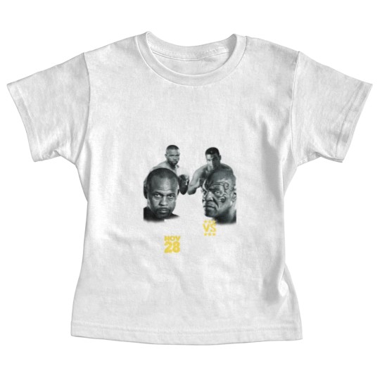 Discover Mike Tyson vs Roy Jones JR. Baby Tees Boxing Legends Super Fight Men's Baby Tees New