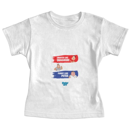 Discover Family Guy Baby Tees, Smooth Like Quagmire Baby Tees, Brave Like Joe Baby Tees