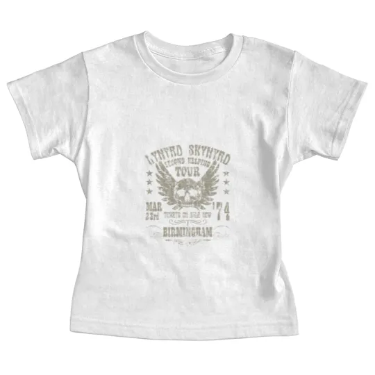 Discover Lynyrd Skynyrd 1974, distressed Baby Tees, Lynyrd Skynyrd rock band Baby Tees