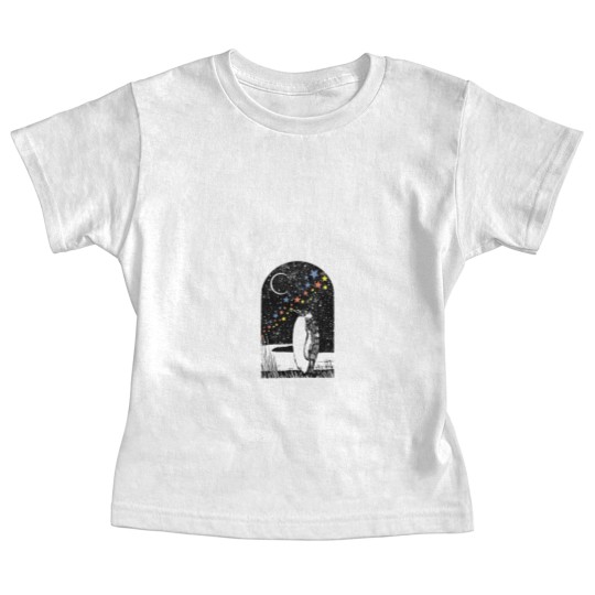 Discover Fleetwood Mac Penguin Portrait, Tour 2018-2019 White Baby Tees