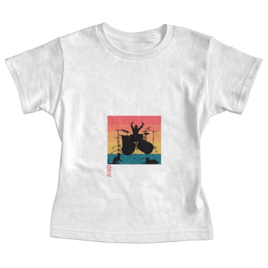 Discover That's What I Do I Pet Cats I Play Drums & I Know Things Baby Tees