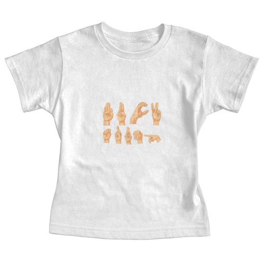 Discover ASL American Sign Language Fuck Trump Funny Baby Tees