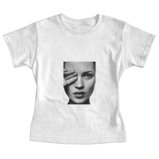 Discover Kate Moss Portrait Baby Tees