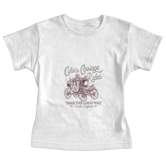 Discover Colins Carriage Rides Baby Tees, Bridgerton Inspired Baby Tees, Long Way Home