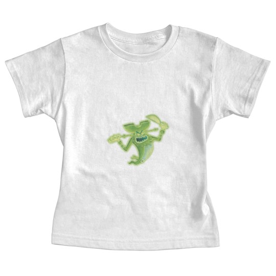 Discover Spongebobb Squarepants Neon Glowing Flying Dutchman Baby Tees