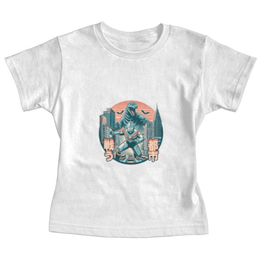 Discover Ultraman Vs Godzillá - Warzone 6 Baby Tees Baby Tees