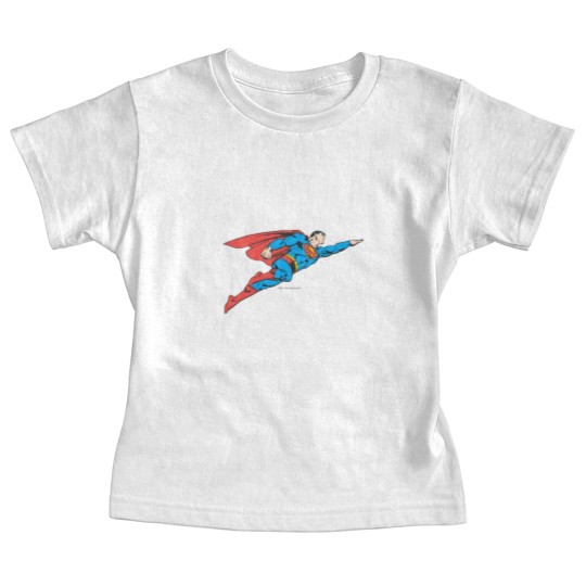 Discover Superman Flying Right Baby Tees