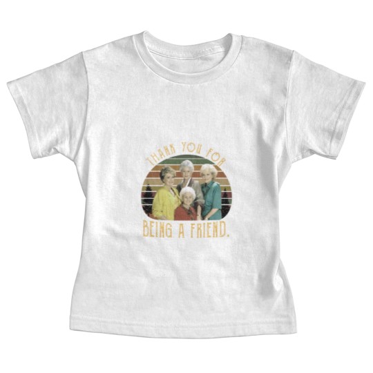 Discover The Stay Golden Thank You For Being A Friend 80s Vintage Sunset Baby Tees