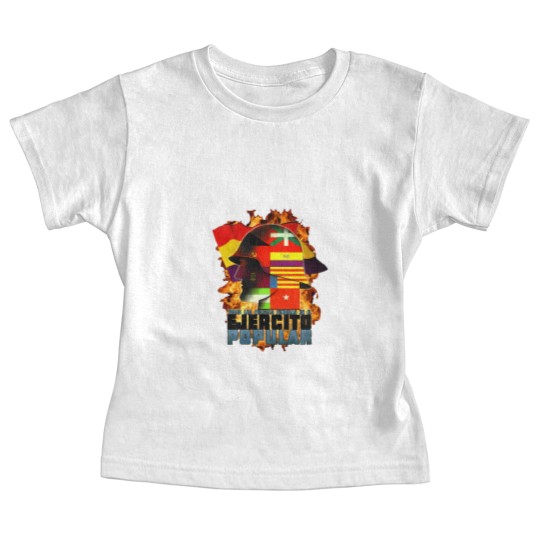 Discover Brigadas Internacionales No Pasaran Spanish Civil warr Red Star Raised Fist Revolution 3836 Baby Tees