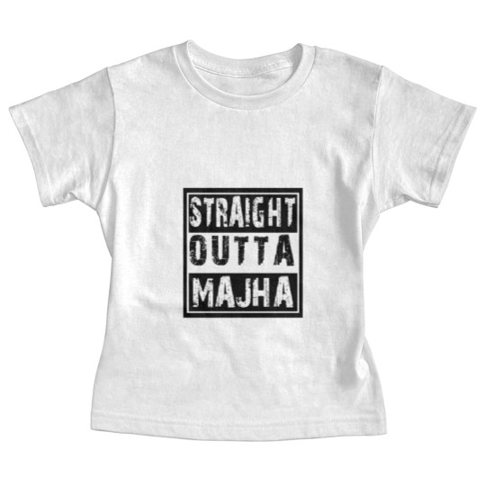 Discover Straight Outta Majha Baby Tees