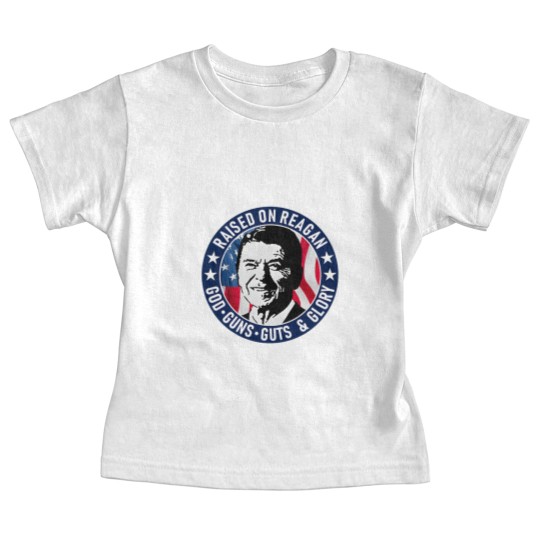 Discover Ronald Reagan Raised On Reagan Baby Tees