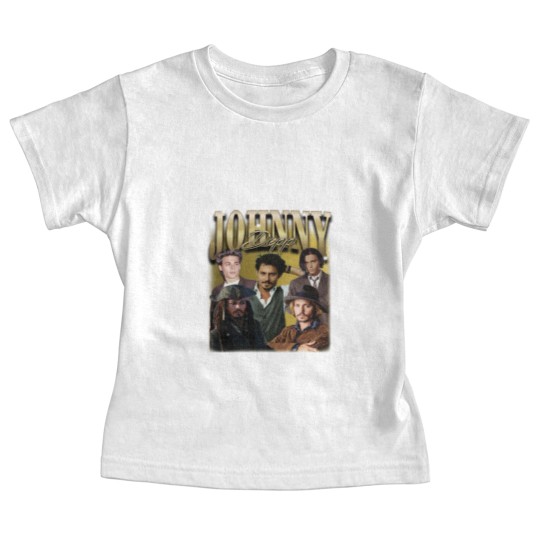 Discover Maglietta Johnny Depp retr, Johnny Depp pirata Baby Tees